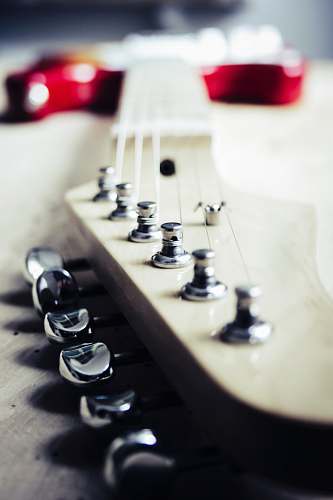 leisure activities selective focus photography of electric guitar musical instrument
